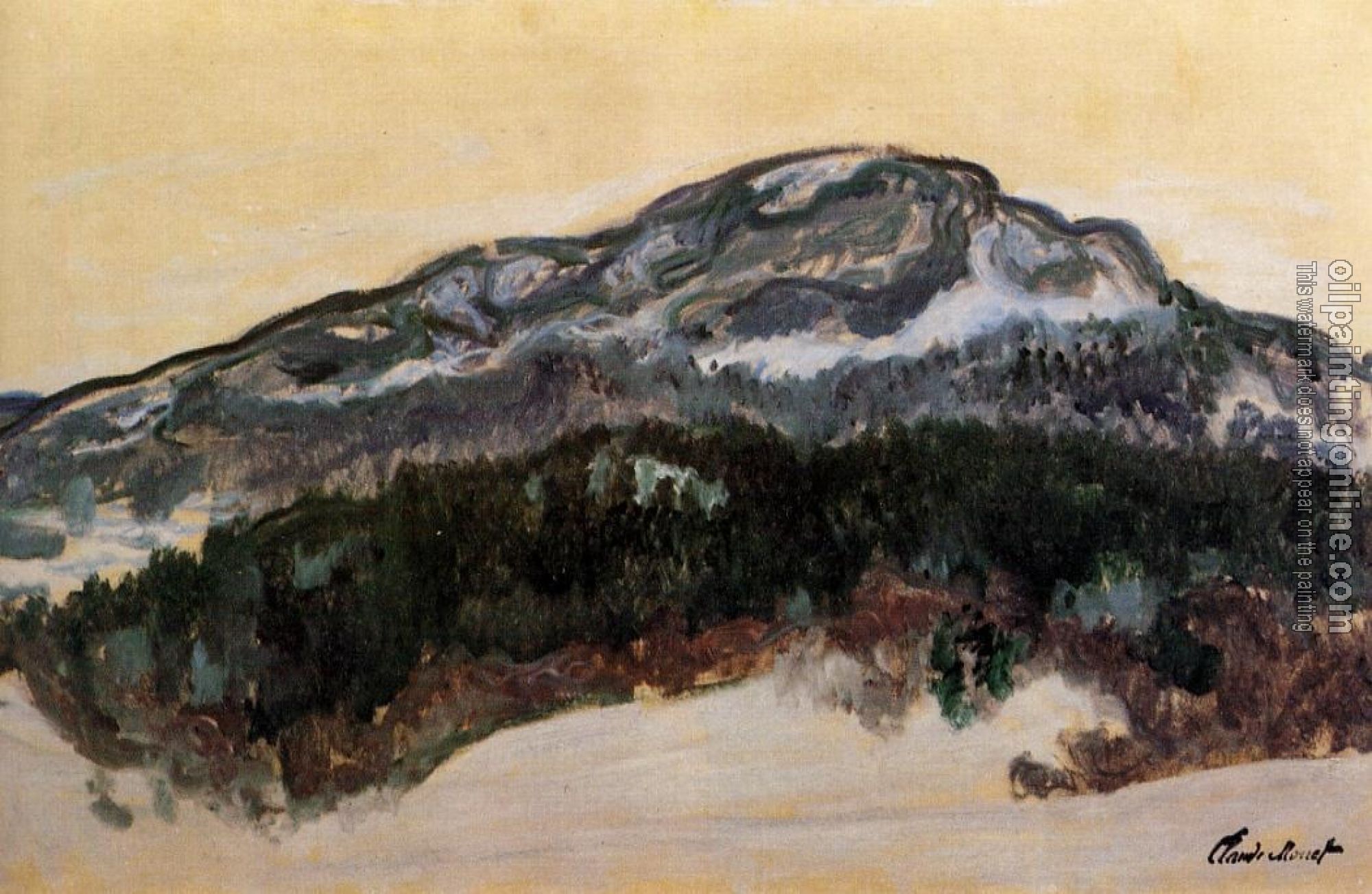 Monet, Claude Oscar - Mount Kolsaas
